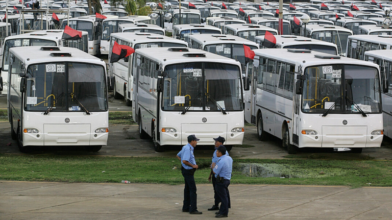 Российские власти безвозмездно передадут Никарагуа 250 автобусов. На это выделили 1,3 млрд рублей