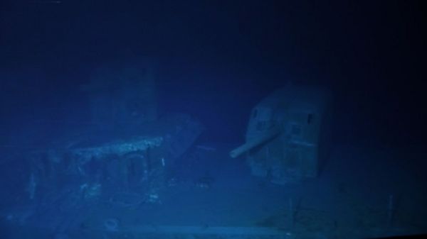 Американский эсминец "Джонстон" хорошо сохранился на глубине 6500 метров. Исследователи его осмотрели