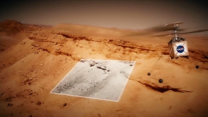 Вертолет на Марсе: аппарат NASA успешно совершил первый полет