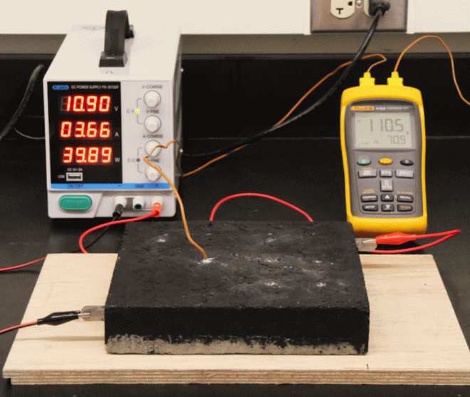 Крошечная добавка наноуглерода превращает бетон в пассивный обогреватель 