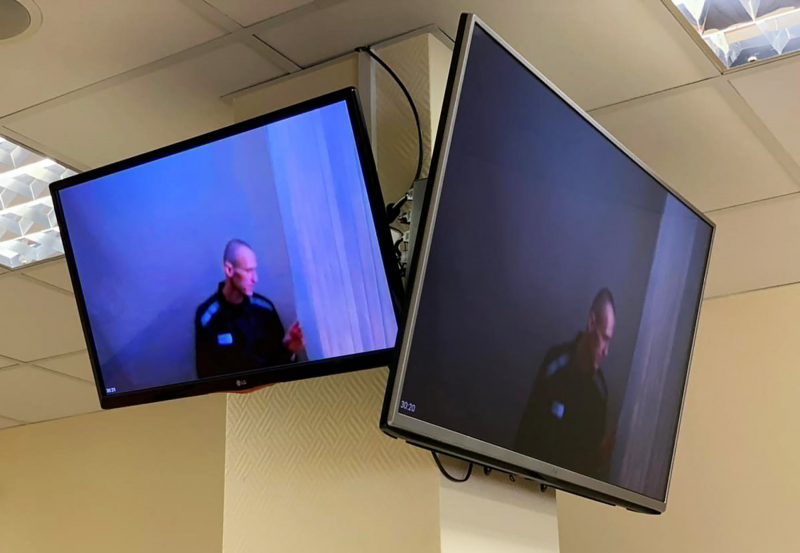 Приговор Навальному по делу о клевете на ветерана оставили без изменения. Политик выступил в суде по видеосвязи