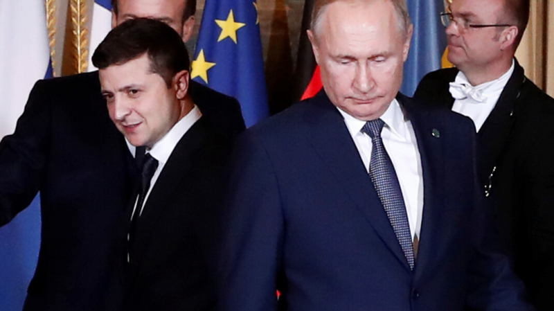 В Киеве сочли невозможной встречу Зеленского с Путиным в Москве. Украина предлагала переговоры в Донбассе