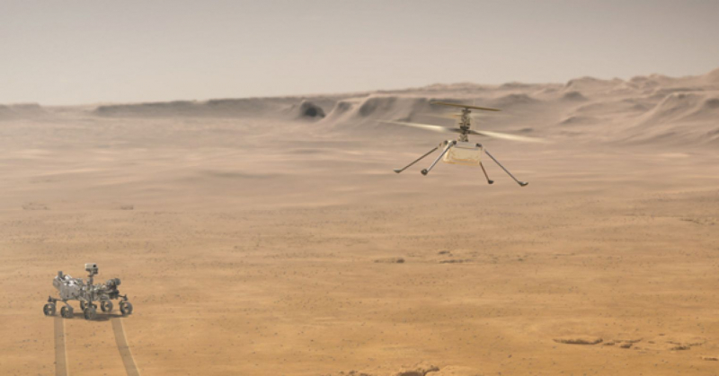 Ingenuity совершил четвертый полет на Марсе