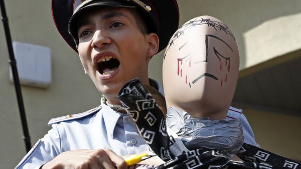 "Устранение страха". Акционисту Крисевичу грозит реальный срок за акцию на Красной площади