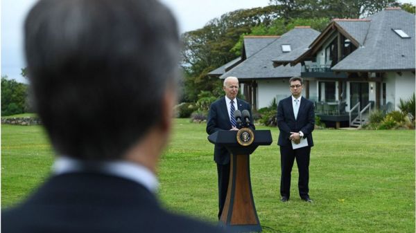 Прогулки, встречи, портреты на песке: в Корнуолле все готово к началу саммита G7