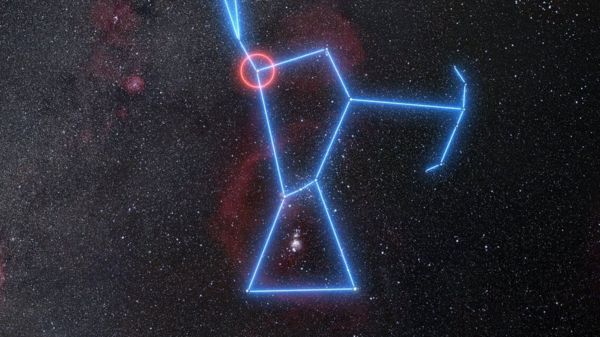 Ученые выяснили, чем было вызвано "великое потускнение" звезды Бетельгейзе