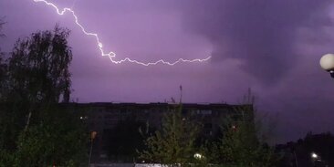 Множественные обрывы ЛЭП произошли в Ульяновской области из-за грозы с сильным ветром