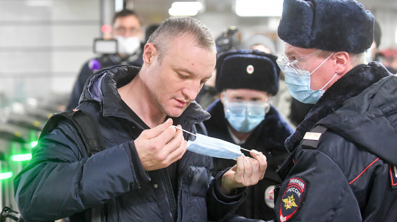 Суды встали на сторону москвичей при оспаривании штрафов за нарушение масочного режима почти в 40% случаев