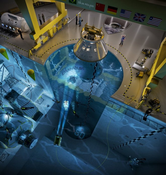 В Британии появится «Голубая Бездна» – самый большой и глубокий бассейн в мире