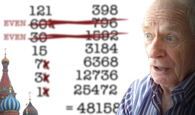 Что такое «умножение по-русски»