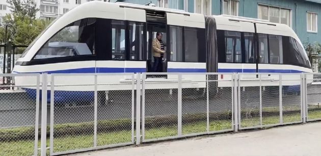 В России начались испытания поезда на магнитной подушке