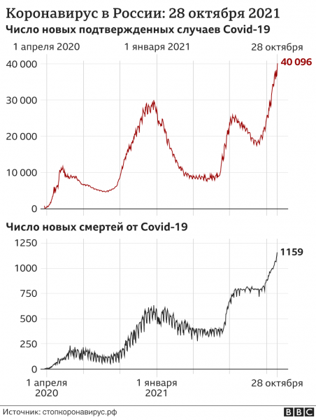 В России впервые выявили больше 40 тысяч заражений Covid-19 за сутки