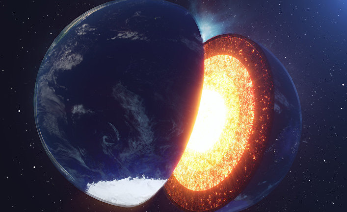 Новейшее исследование: ядро Земли может оказаться вовсе не твердым