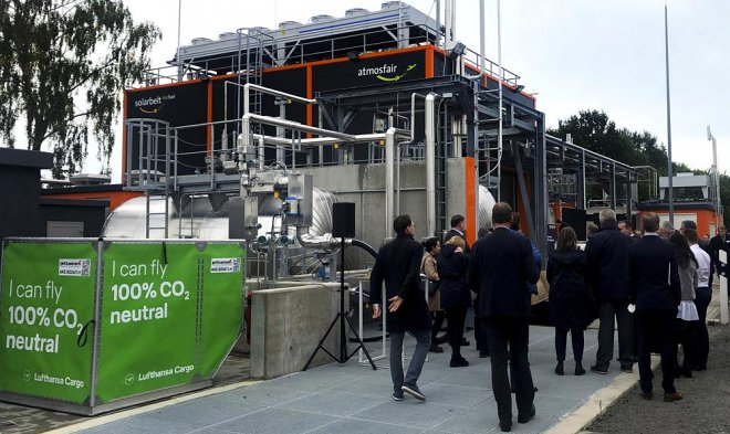 В Германии запущена экофабрика для получения авиатоплива из обычной воды