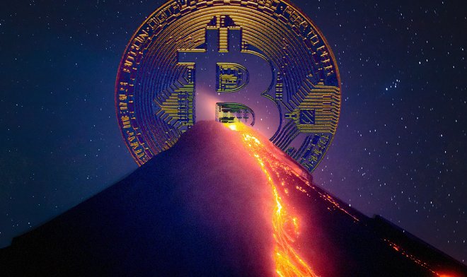 В Сальвадоре начали добывать государственный биткоин, используя энергию действующего вулкана