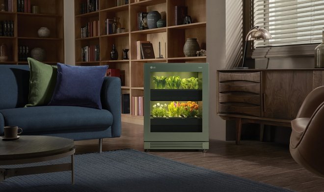 Умный домашний сад от LG позволит выращивать овощи круглый год