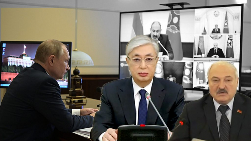 Казахстан: Токаев и Путин снова говорят о внешних врагах; 8 тыс. задержанных по всей стране