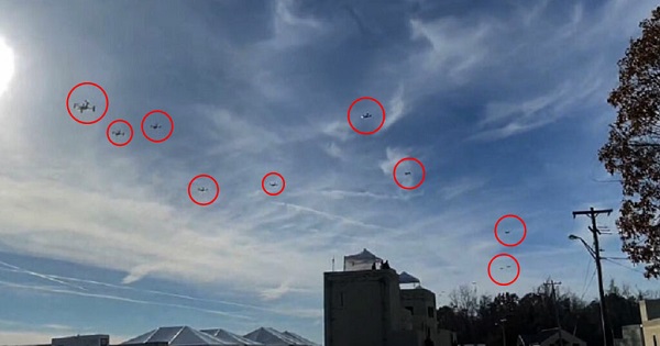 Новая военная технология позволяет одному человеку управлять роем из 130 дронов