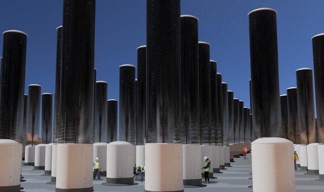 В апреле заработает первая в мире ферма механических деревьев-поглотителей СО2