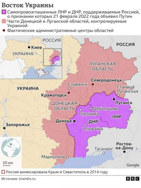 Кризис вокруг Украины: три главных сценария. Украинские эксперты – о том, что будет после признания Россией ДНР и ЛНР