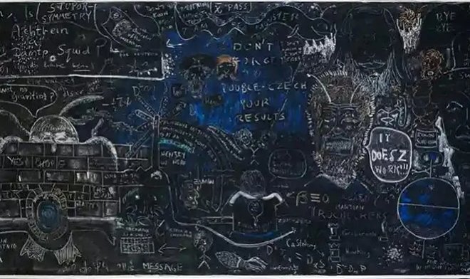 Лондонский музей науки надеется раскрыть тайну письменной доски Стивена Хокинга