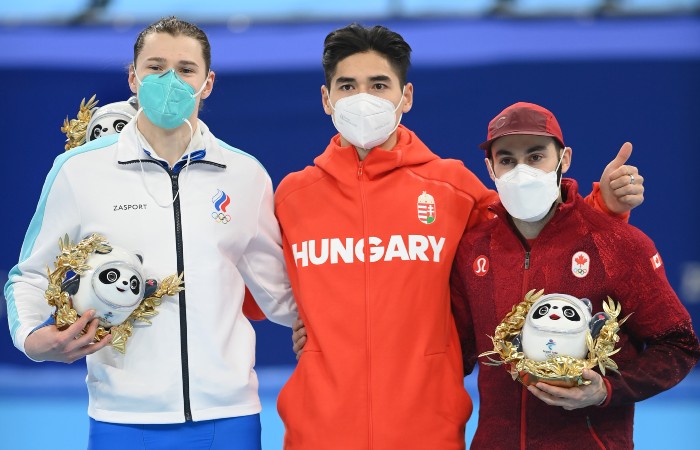 Российский шорт-трекист Ивлиев завевал серебро на ОИ в забеге на 500 м - Новости Олимпиады 2022 в Пекине