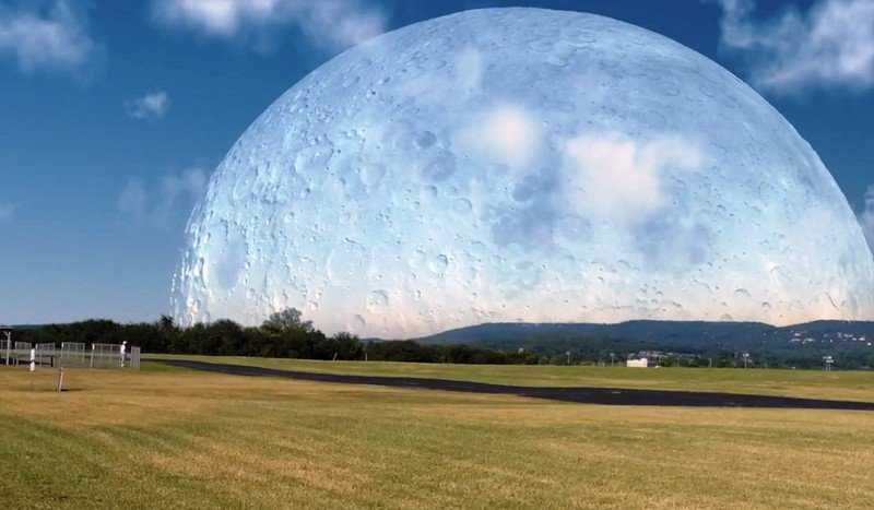 Зрелищное видео: как будут выглядеть планеты Солнечной системы на месте Луны