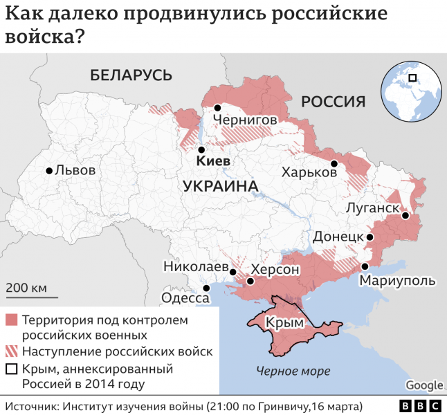 Война в Украине, день 22-й: новые гуманитарные коридоры, разведка США считает, что в Украине уже погибло не менее 7 тыс. российских военных