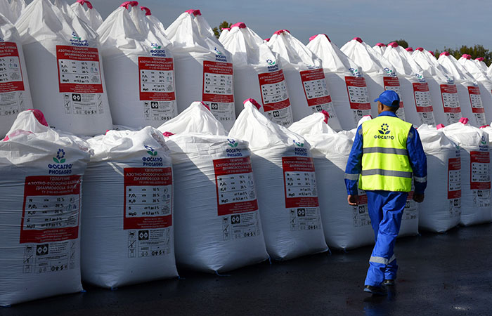 Экспорт удобрений из России в апреле упал на 11%