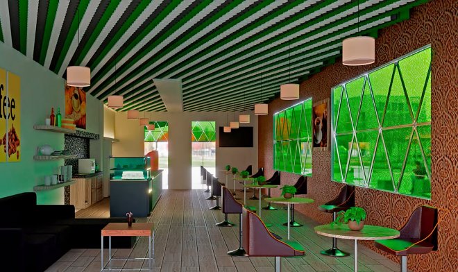 Биоокна из водорослей очистят воздух, сгенерируют энергию, кислород и пищу