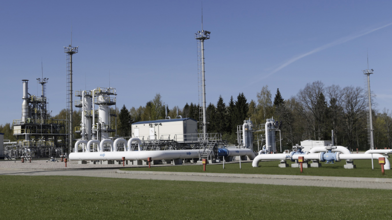 "Газпром" остановил экспорт газа в Латвию