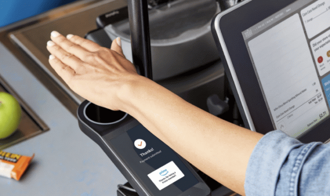 Amazon начинает развертывание системы оплаты товаров ладонью