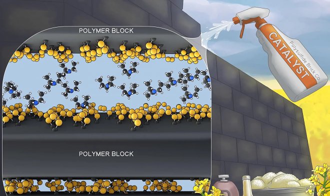 Полимерные кирпичи из промышленных отходов надежно скрепляются без цемента