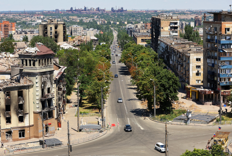 В оккупированном Мариуполе взорвана бомба на пути назначенного Россией "мэра" города