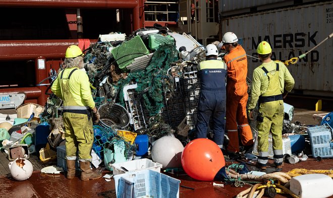 Большое тихоокеанское мусорное пятно на 86% состоит из рыболовных снастей