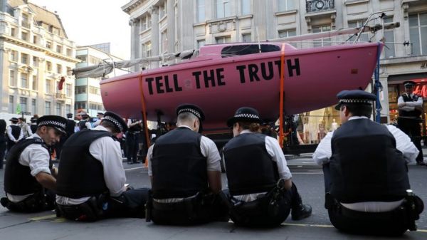 Правительство Британии намерено принять закон против климатических активистов