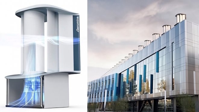 Ветрогенераторы Aeromine оказались в полтора раза эффективнее солнечных панелей