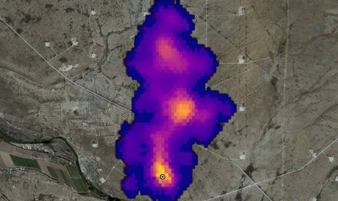Специалисты NASA обнаружили на Земле более 50 мест суперинтенсивного выброса метана