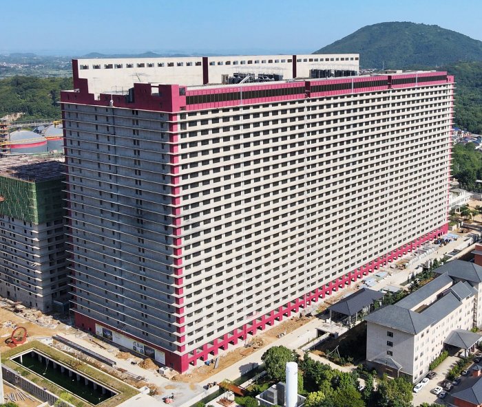 В Китае начинают выращивать свиней в гигантских фермах-небоскребах 