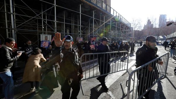 Полиция в США готовтится к беспорядкам в случае ареста Трампа