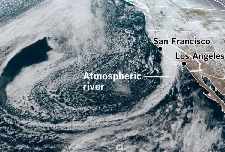 Что такое атмосферные реки и чем они опасны для людей