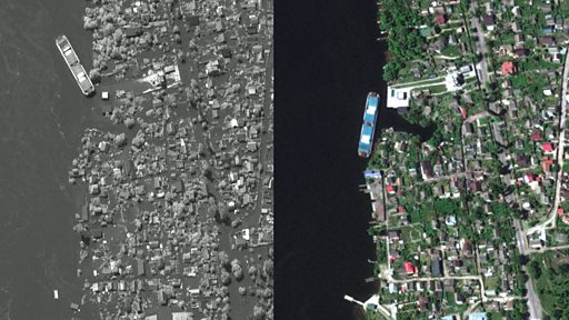 Мины в потоках воды. После разрушения Каховской ГЭС они угрожают и местным жителям, и спасателям