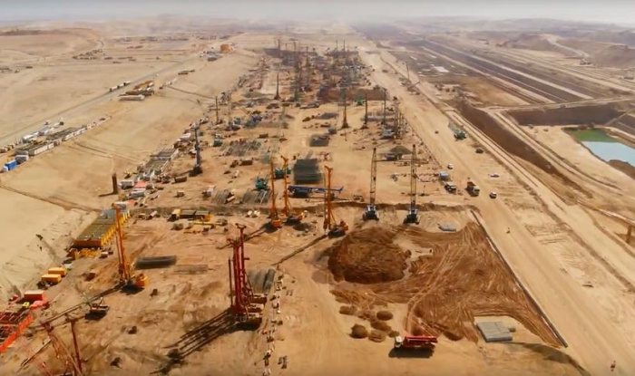 Появилось видео строительства города «Линия» длиной 170 километров