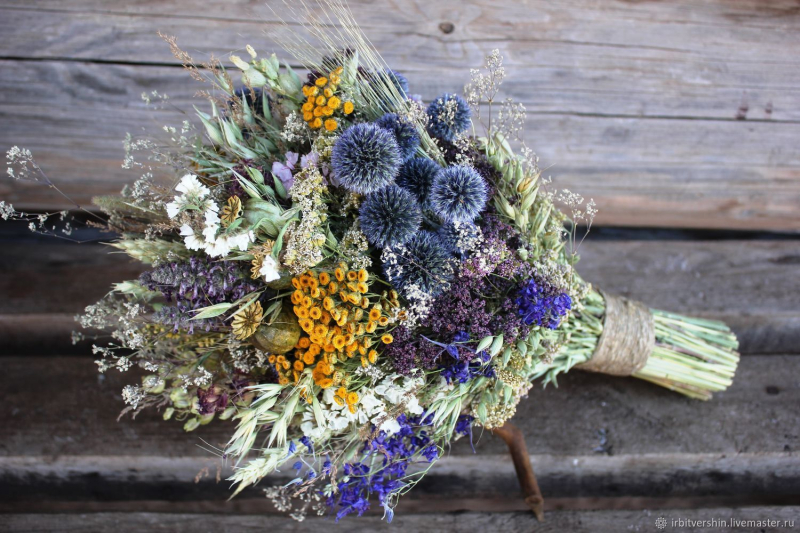 Сухоцветы во флористике: тренды и применение