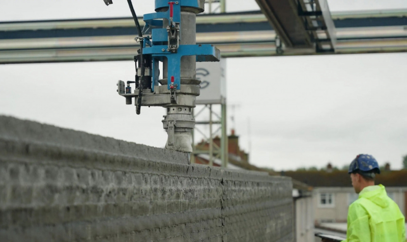 Двухэтажный жилой дом площадью 330 кв. м «напечатали» за 12 дней