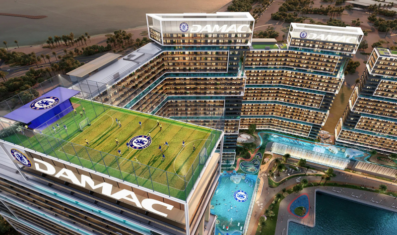 Челси выходит на рынок элитной недвижимости Дубая с «футбольным небоскребом»