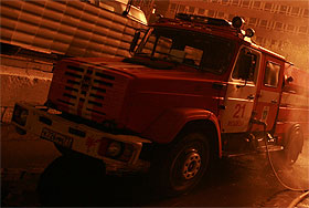 ДТП, прорыв и возгорание