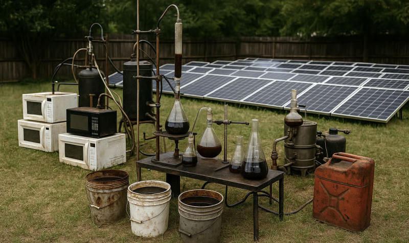 Домашний пиролиз позволит превращать пластиковые отходы в топливо