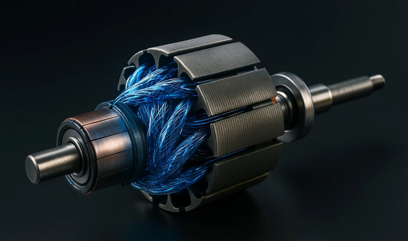 Принципиально новый электромотор не использует катушки из медной проволоки