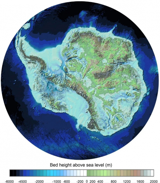 Уникальная карта Антарктиды раскрывает тайны подледного мира